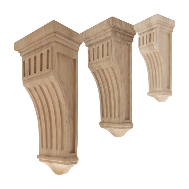 Unfinished | Solid North American Hardwood Corbel | RWC328 Series