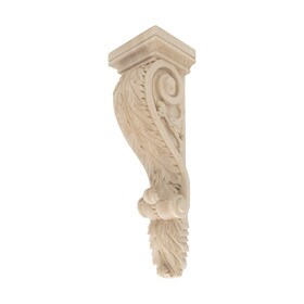 Hand Carved Unfinished | Solid North American Hardwood Corbel | RWC331 Series