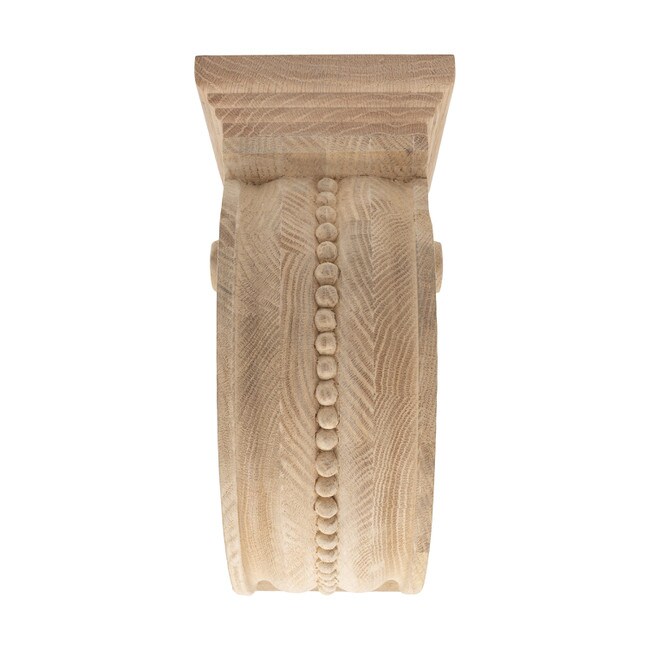 Hand Carved Unfinished | Solid North American Hardwood Corbel | RWC337 Series