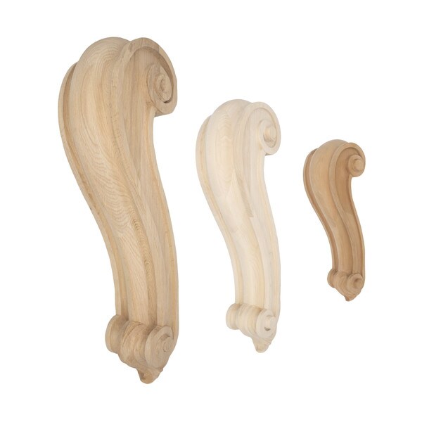 Unfinished | Solid North American Hardwood Corbel | RWC346 Series