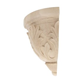 Hand Carved Unfinished | Solid North American Hardwood Hard Corbel | RWC36 Series