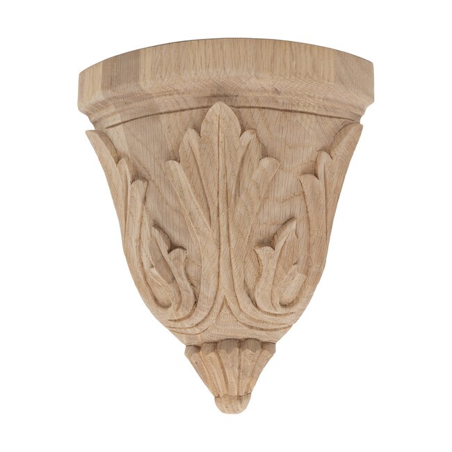 Hand Carved Unfinished | Solid North American Hardwood Hard Corbel | RWC36 Series