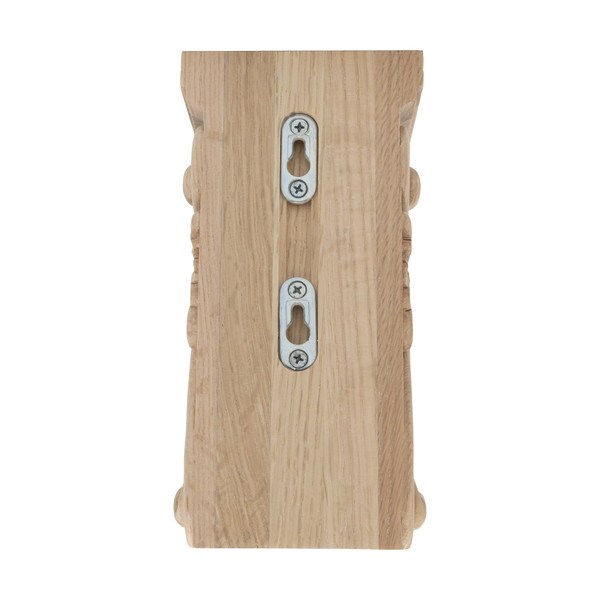 Hand Carved Unfinished | Solid North American Hardwood Corbel | RWC361 Series