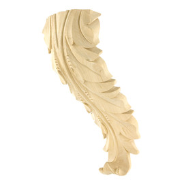 Hand Carved Unfinished | Solid North American Hardwood Corbel | RWC367 Series