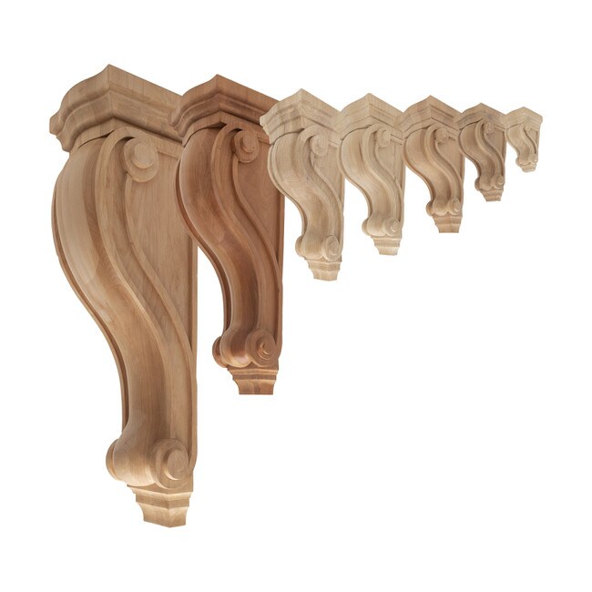 Unfinished | Solid North American Hardwood Corbel | RWC37 Series