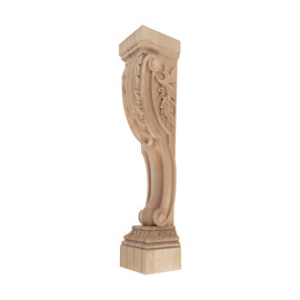 Unfinished | Solid North American Hardwood Corbel with Base | RWC41 Series