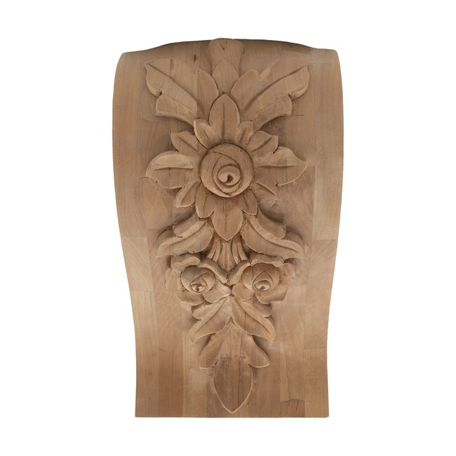 Hand Carved Unfinished | Solid North American Hardwood Corbel | RWC51 Series