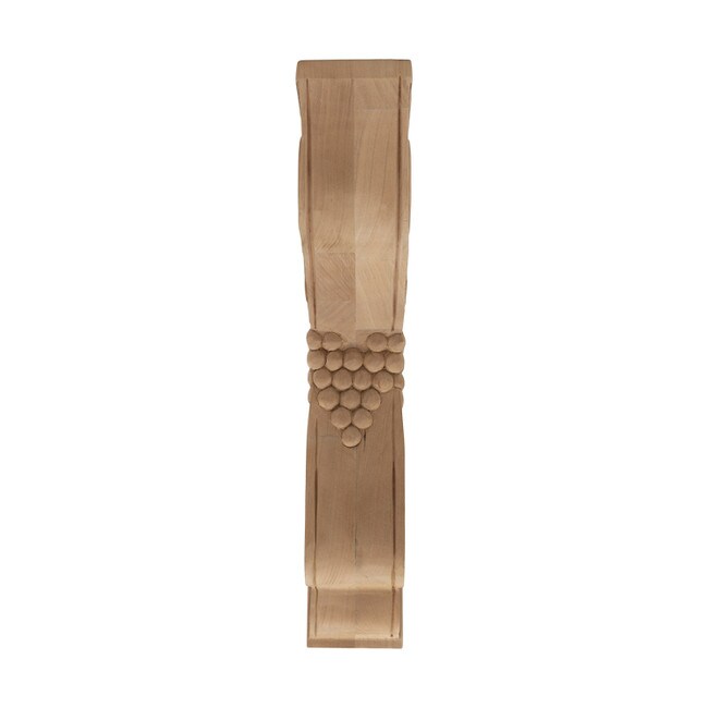 Hand Carved Unfinished | Solid North American Hardwood Corbel | RWC55 Series