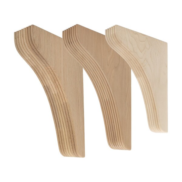 Unfinished | Solid North American Hardwood Corbel | RWC900 Series