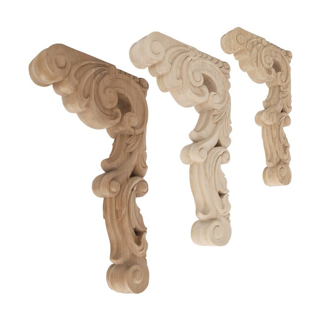 Unfinished | Solid North American Hardwood Corbel | RWC90 Series