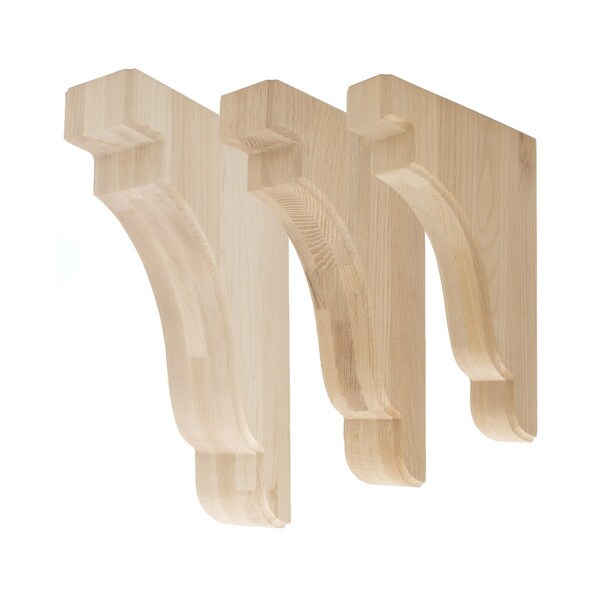 Unfinished | Solid North American Hardwood Corbel | RWC910 Series