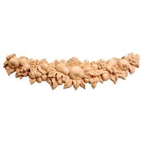 and Carved | Solid North American Cartouche Applique | RWC92 Series