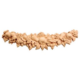 and Carved | Solid North American Cartouche Applique | RWC92 Series