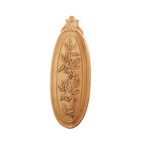 17-1/2in H x 6-1/4in W x 1-1/8in Deep | Unfinished Solid Hardwood | Applique | RWC94 Series