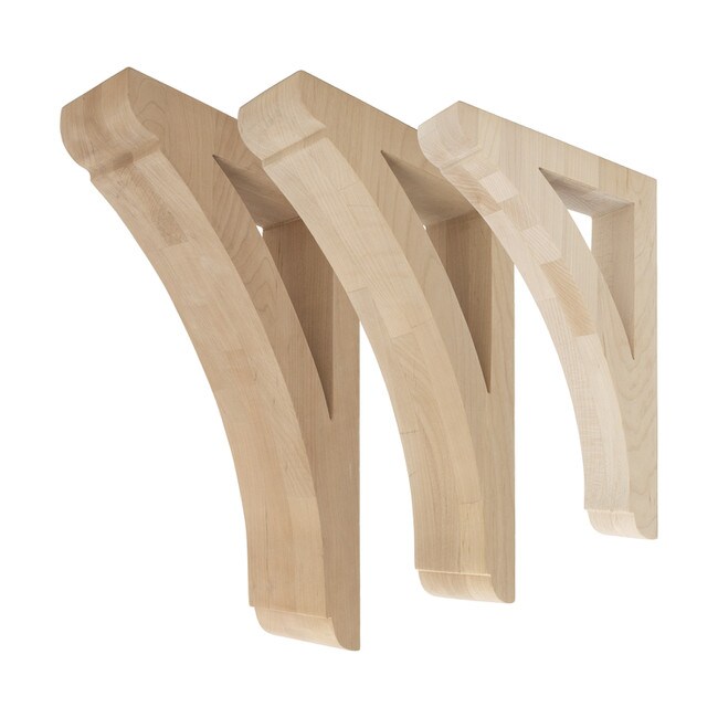Unfinished | Solid North American Hardwood Corbel | RWC955 Series