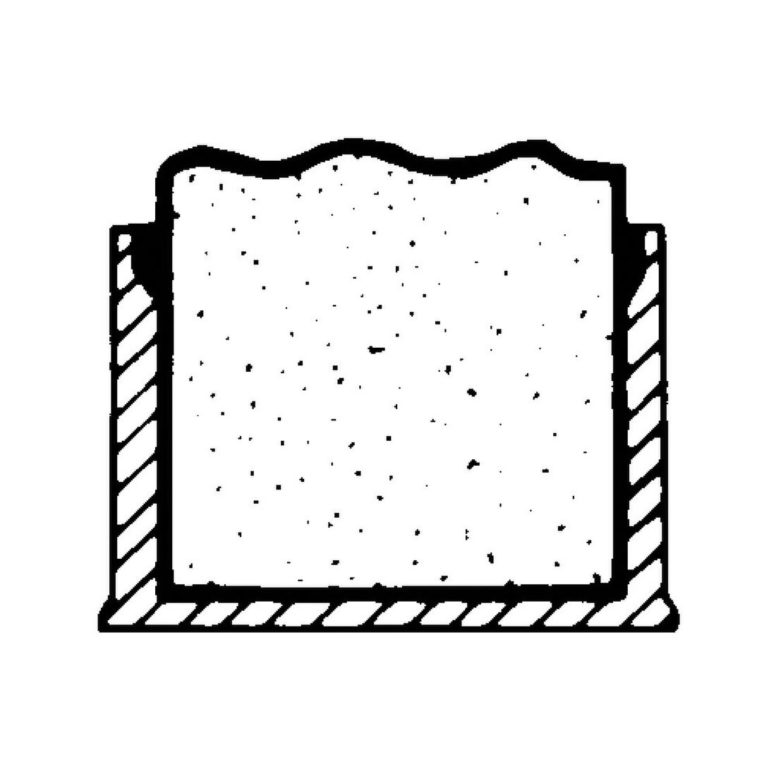5/8in Sq | Low Density Polyethylene | Outside End Cap for Tubing