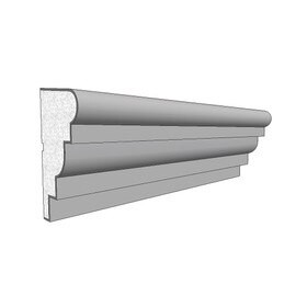 8-1/2" High x 4-3/4" Deep European Series Acrocore EPS Sill Moulding 8' Length