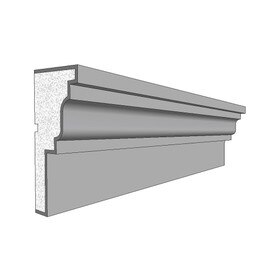 7" High x 3-1/4" Deep European Series Acrocore EPS Sill Moulding 8' Length | S-2011 Series