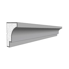 7" High x 3-1/4" Deep European Series Acrocore EPS Sill Moulding 8' Length | S-2013 Series