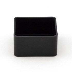 1in Sq | Low Density Polyethylene | Outside End Cap for Tubing