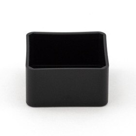 1in Sq | Low Density Polyethylene | Outside End Cap for Tubing