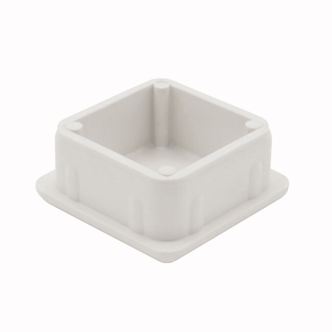 1-1/8in Sq | 18 Gauge ABS | Plastic Inside End Cap for Tubing