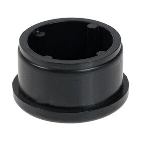 5/8in Dia | 18 Gauge Black Finish ABS | Plastic Round Inside End Cap for Tubing