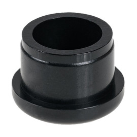 3/4in Dia | 16 Gauge Black Finish ABS | Plastic Round Inside End Cap for Tubing