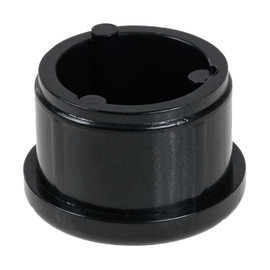 3/4in Dia | 18 Gauge Black Finish ABS | Plastic Round Inside End Cap for Tubing