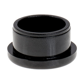 1in Dia | 14 Gauge Black Finish ABS | Plastic Round Inside End Cap for Tubing
