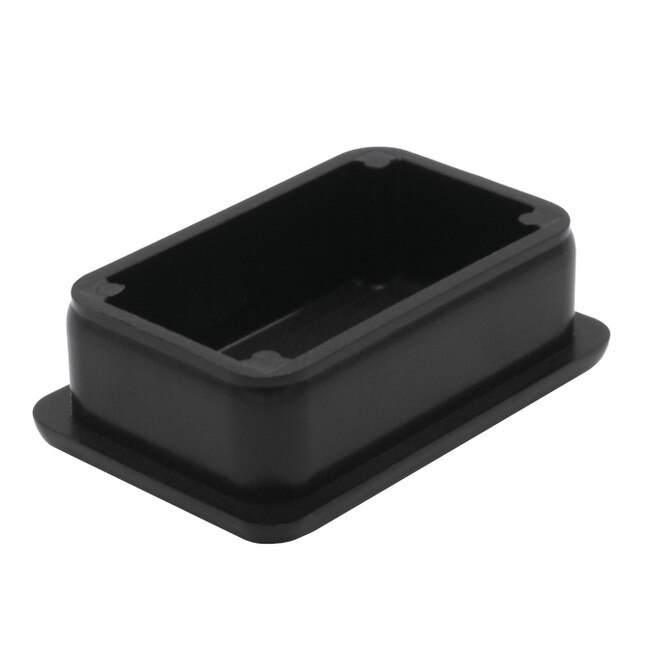 Rectangular Plastic End Cap 1in x 11/2in Rectangular SHK48SBK
