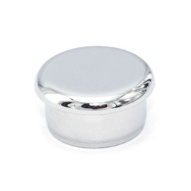 1in Dia | 14 Gauge ABS Chrome Plated | Plastic Round Inside End Cap for Tubing