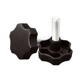 Black Scalloped Style Adjustment Knob