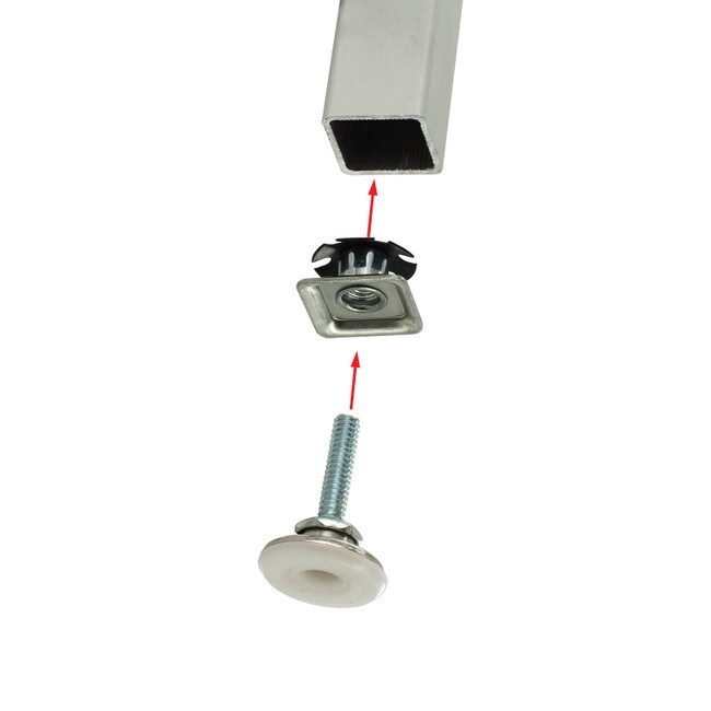 Heat Treated Carbon Steel | Square Single Star Metal Insert