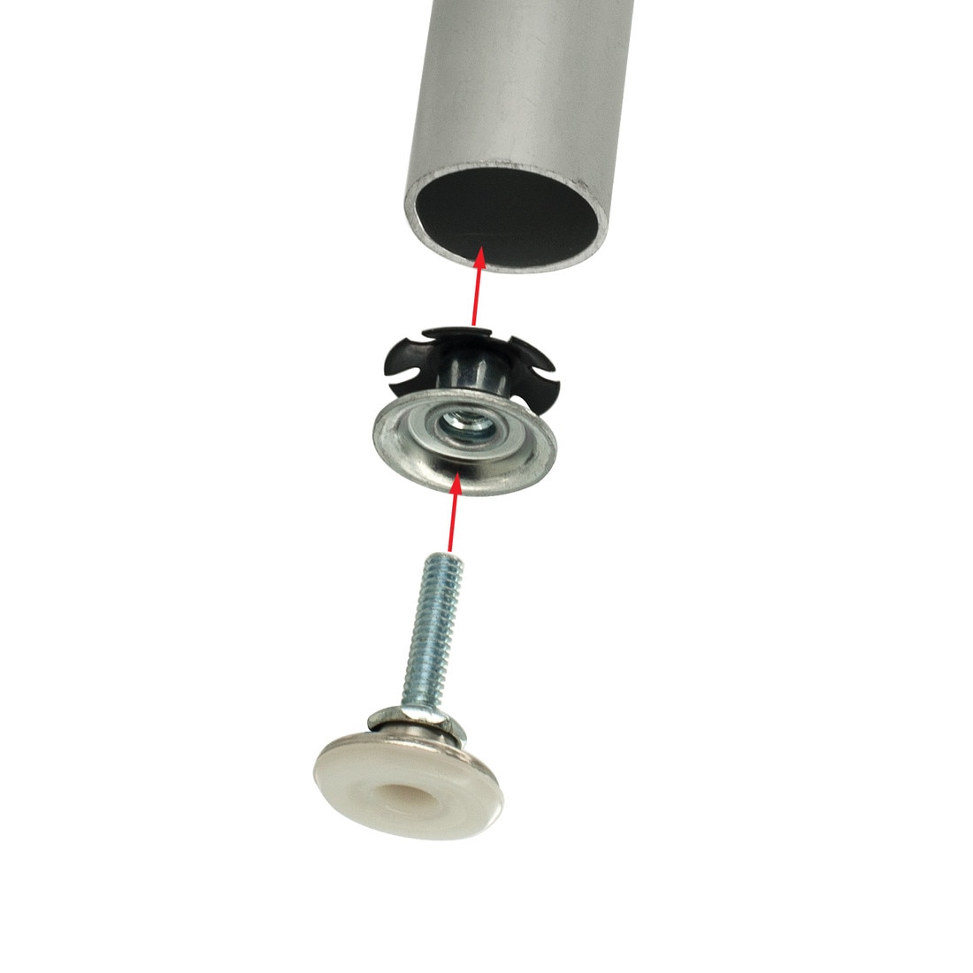 Heat Treated Carbon Steel | Round Single Star Metal Insert