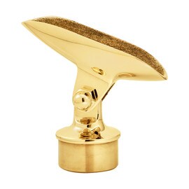 1-1/2in Dia | Polished Brass Finish | Adjustable Saddle