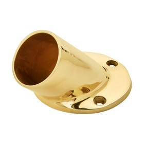 1-1/2in Dia x 2-3/16in H | Polished Brass Finish | Flange