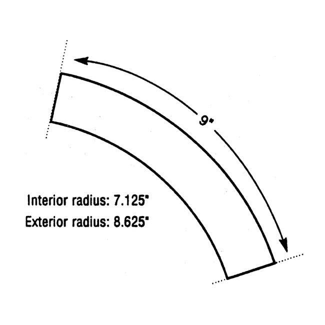 1-1/2" Diameter Maple Wood Easing