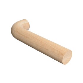 2" Diameter Red Oak Wood Return