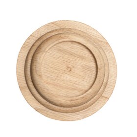 2" Diameter Red Oak Wood Rosette