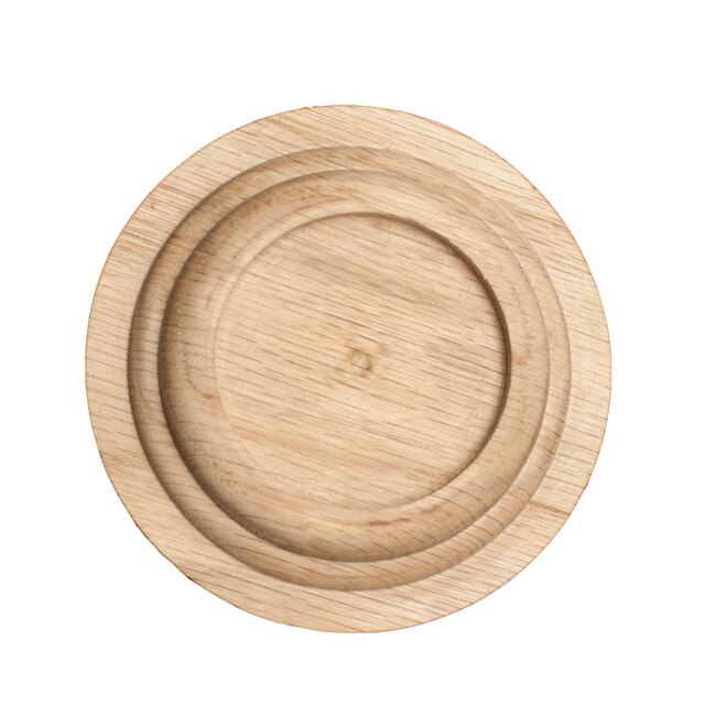 1-1/2" Diameter Red Oak Wood Rosette