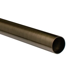 ANTIQUE BRASS 2" ROUND TUBING 8 FT LONG .050 WALL