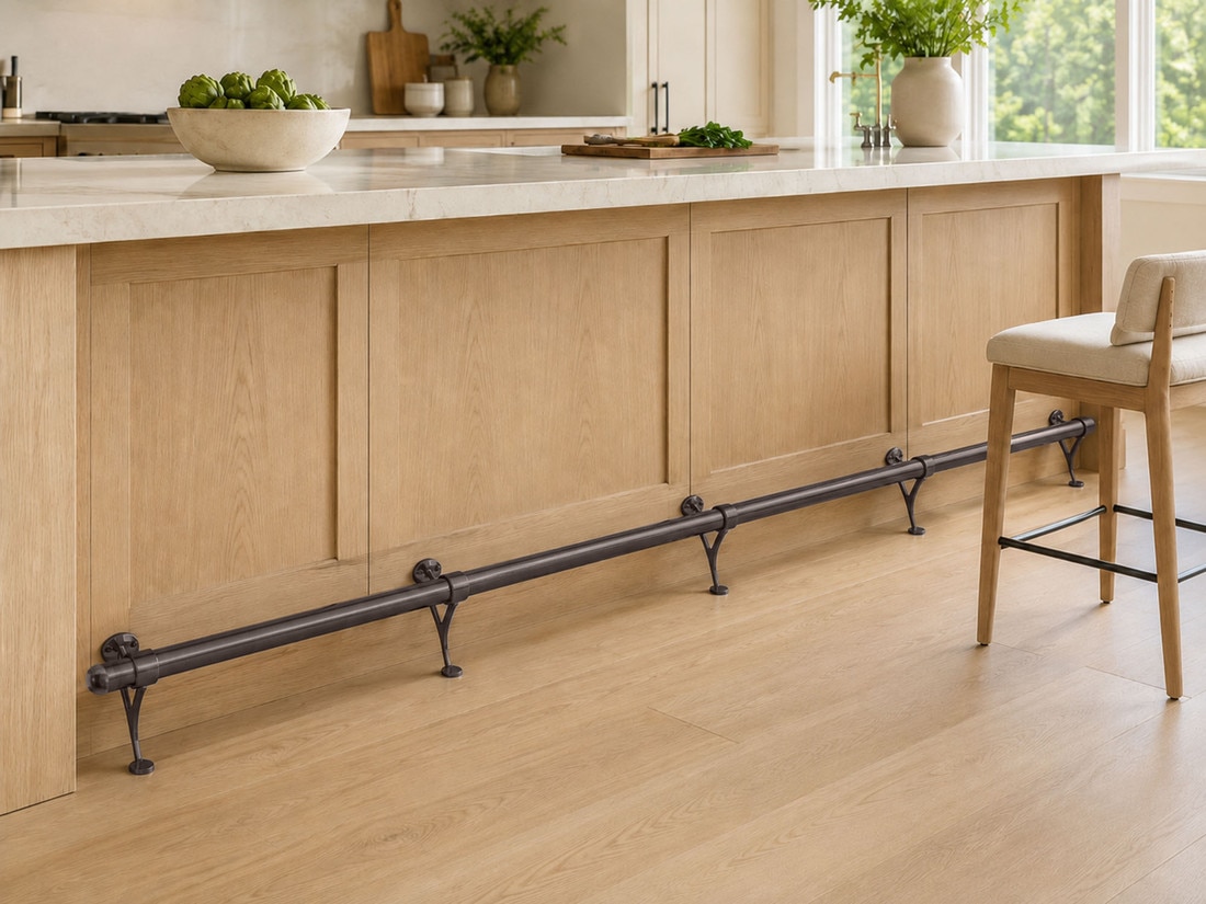 Complete Bar Foot Rail Kit With Combination Brackets