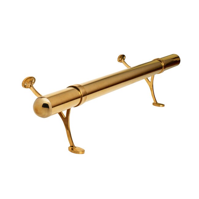 2in Dia x 4ft Long | Complete Bar Foot Rail Kit | Dome End Cap | S83-200-K4-CBDM Series