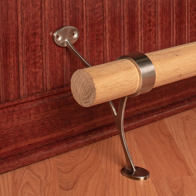 2in Dia x 8ft Long | Complete Bar Foot Rail Kit | S83-200-K8 Series