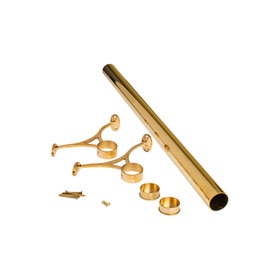 Complete Bar Foot Rail Kit With Combination Brackets