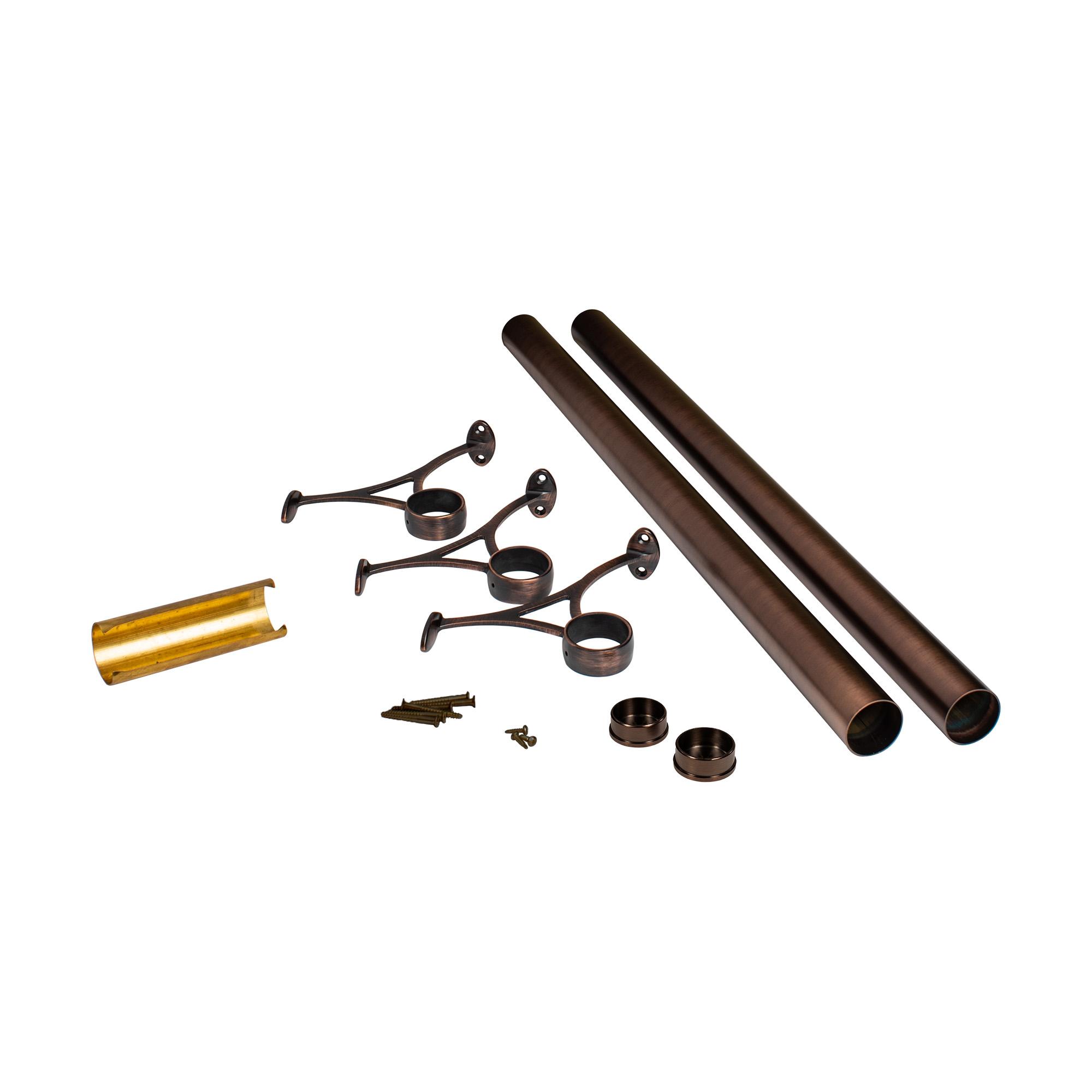 Outwater Bar Foot Rail Kit – Complete Undercounter Mount Hardware and Tubing - Picture 11 of 22