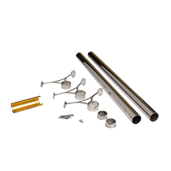 2in Dia x 8ft Long | Complete Bar Foot Rail Kit | S83-200-KIT8 Series