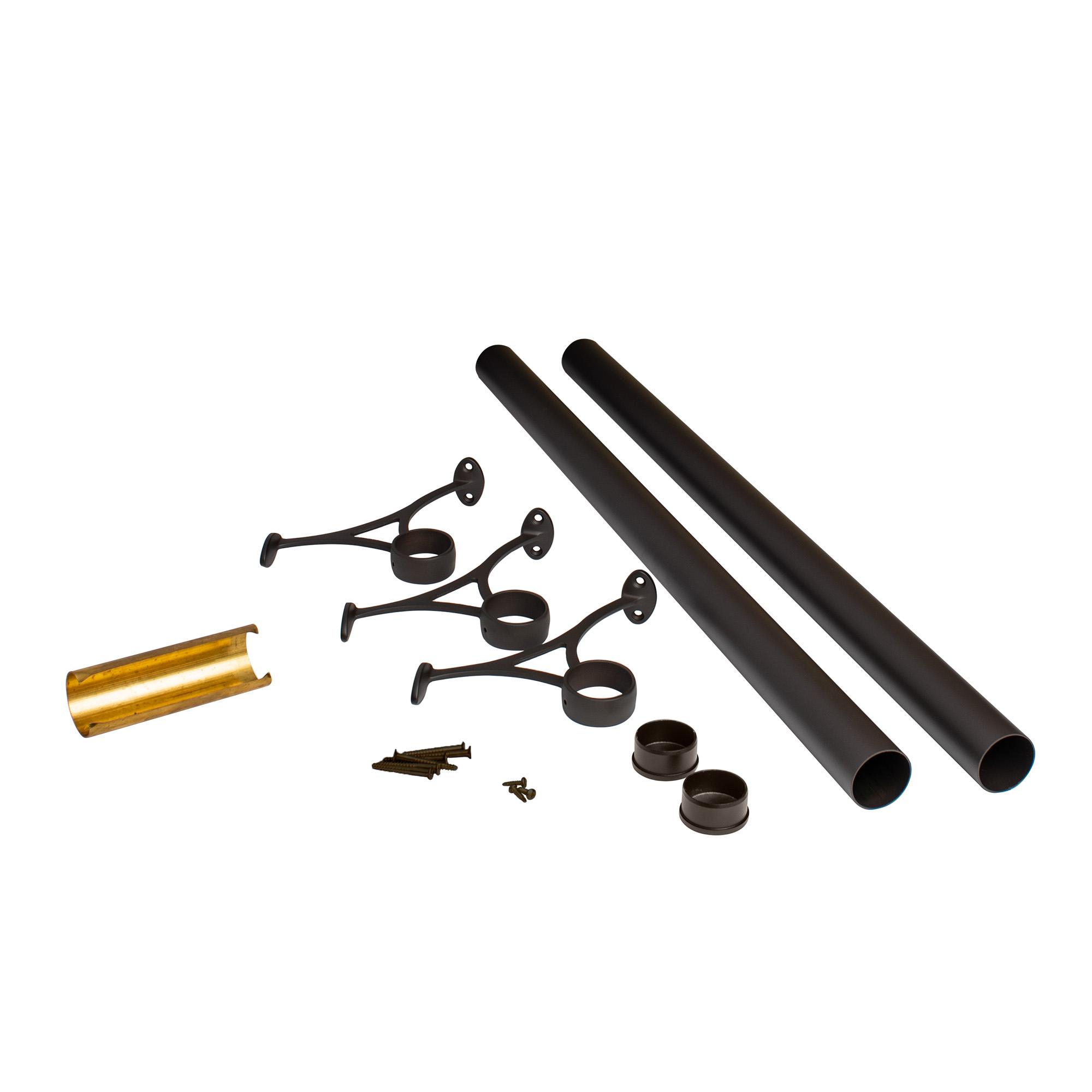 Outwater Bar Foot Rail Kit – Complete Undercounter Mount Hardware and Tubing