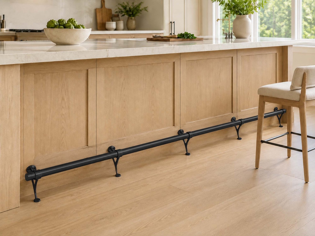 Complete Bar Foot Rail Kit With Combination Brackets